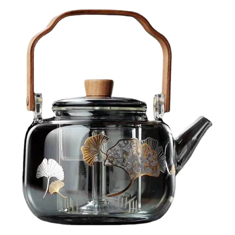 Tetera de vidrio tetera engrosada de alta temperatura resistente hervidor de gran capacidad eléctrica estufa de cerámica tetera de vapor