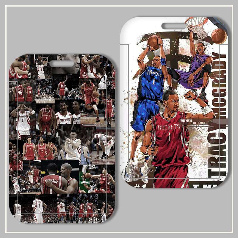 批发麦迪NBA公交地铁卡学生饭卡校园门禁证卡套食堂工牌胸卡篮球.