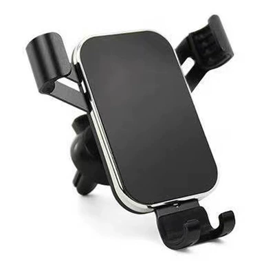 Car Mobile Phone Holder Car Air Outlet Mobile Phone Navigation Metal Holder Car Mobile Phone Holder Factory Direct Sale (Car phone holder) - black