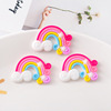 Cute rainbow hair accessory PVC, phone case, decorations, bag accessory, wholesale
