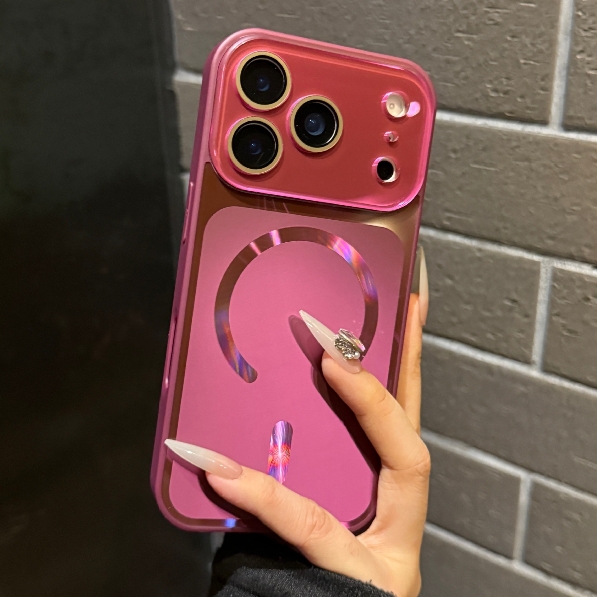 Suitable For Fruit 17 Max Phone Case, New IPhone 16 Pro Starry Orange 15P Matte Magnetic 14 Large View_voghion.com