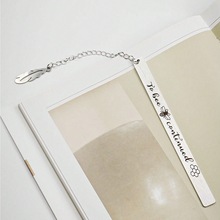 书签金属教师节礼物学生老师纪念品圣经阅读读书爱好者跨境不锈钢