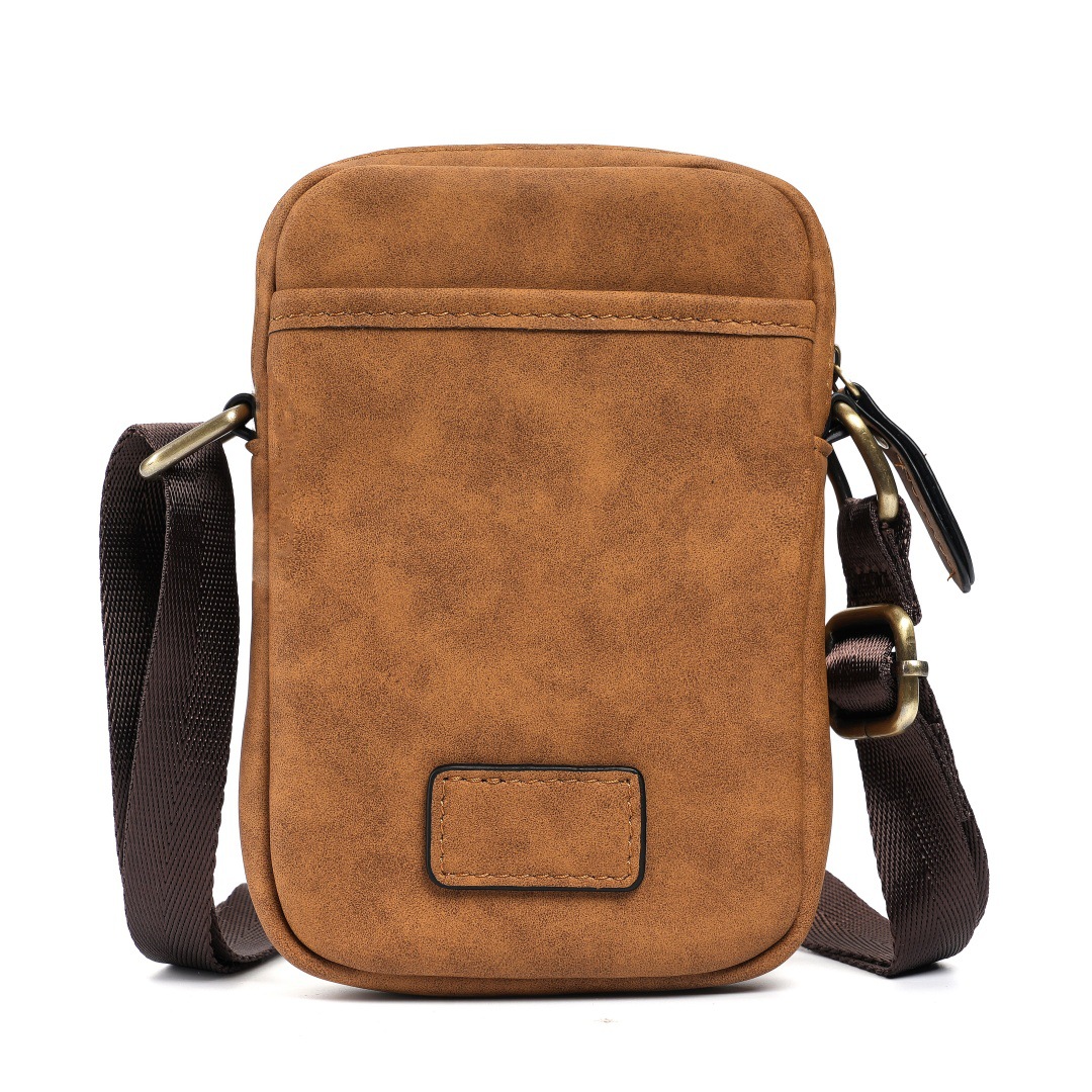 2035 amazon mochila de hombro de cuero genuino retro mochila de hombro de cuero mate bolso multifuncional transfronterizo de doble capa de cuero de vaca