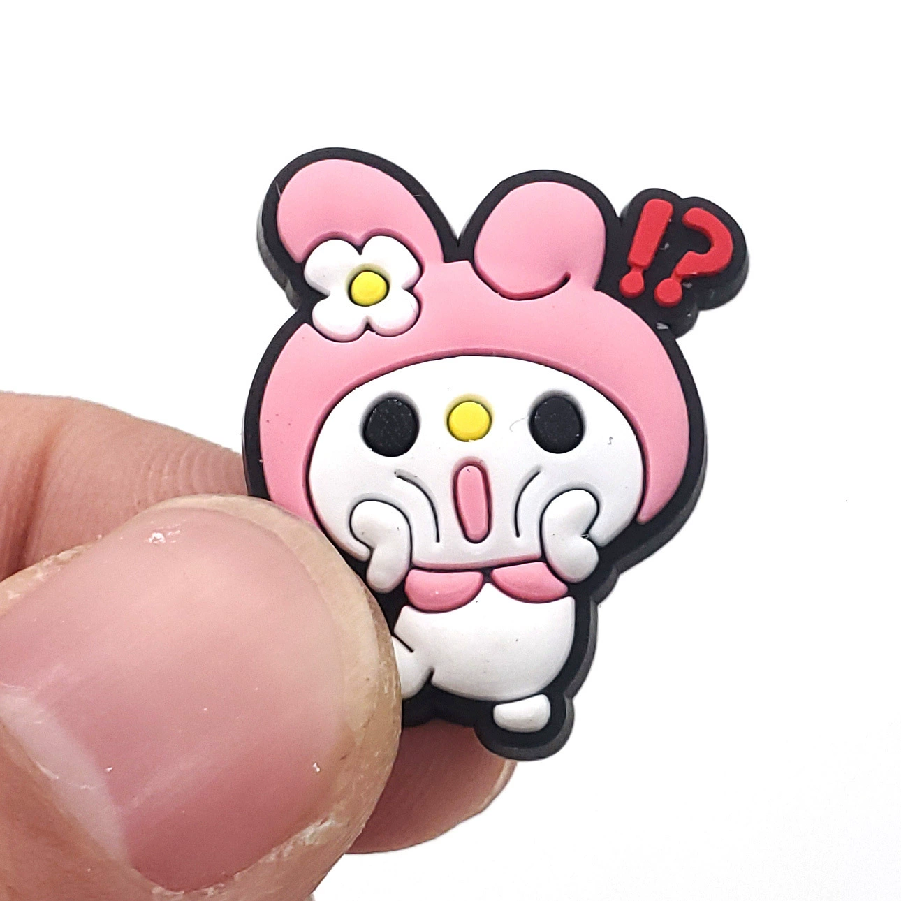 Подвески для обуви (Sanrio) Kuromi & My Melody Croc Jibbitz, assorted flower buckles, мультицветный набор