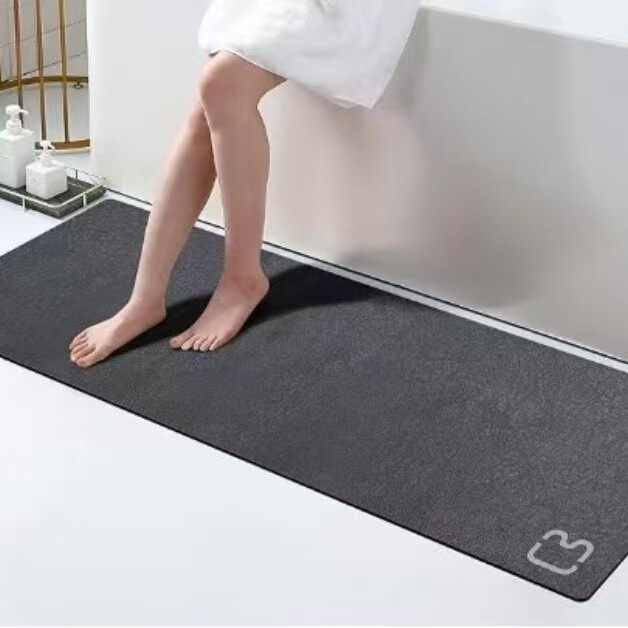 Cross-Border Kitchen Nordic Style Diatom Mud Floor Mat Strong Water Absorption Household Kitchen Non-Slip Mat Stain-Resistant Easy Care Quick-Drying Bath