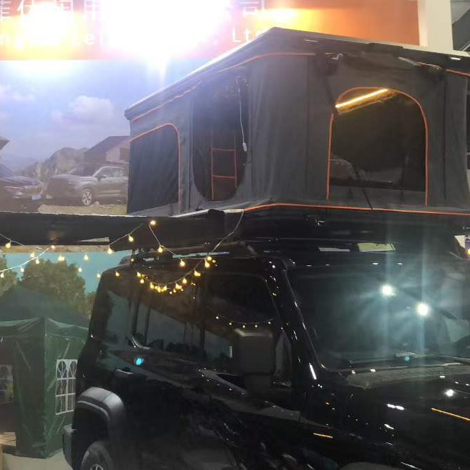Outdoor Adventure Hard-Top Roof Tent for Tank Off-Road Vehicles, Jeep Suvs, Outdoor Tents for Family Camping