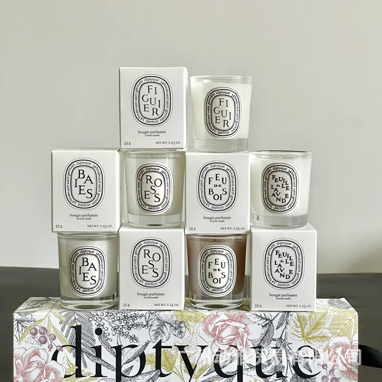 Vela de aromaterapia 190g baya rosa ámbar dormitorio fragancia caja de regalo regalo de cumpleaños mimosa fragancia