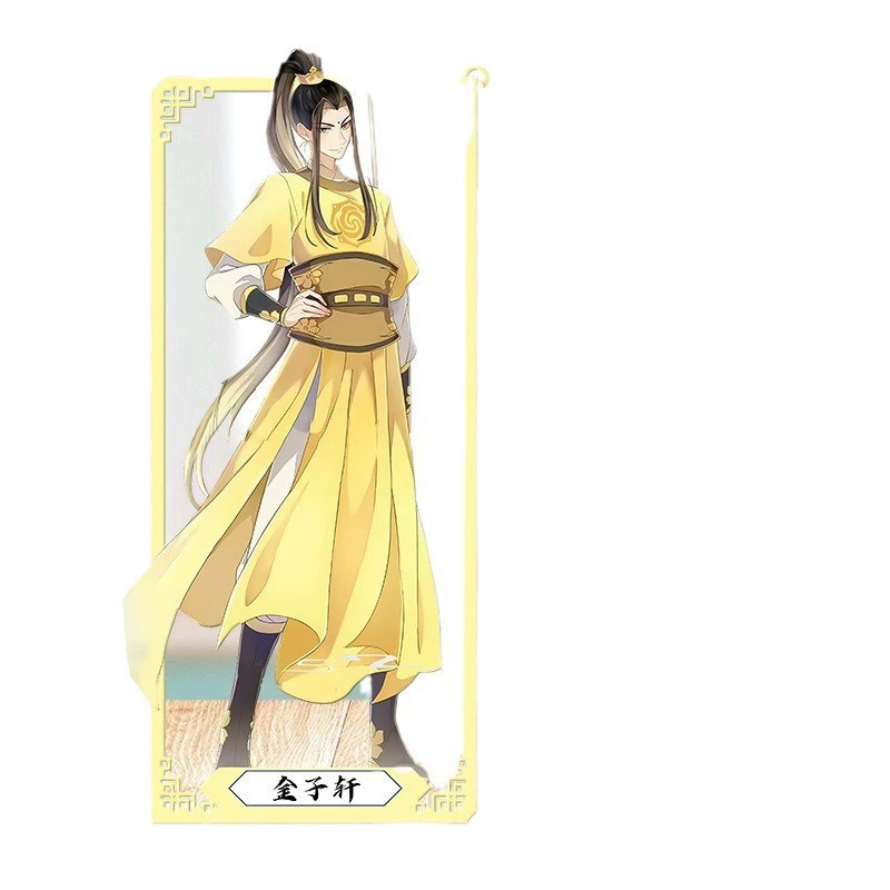 Аниме-металлическая закладка 9 см, 2D анимация, дорожный мотив, Jiang Yanli, Jinling, Wei Wuxian, канцелярия для учебы