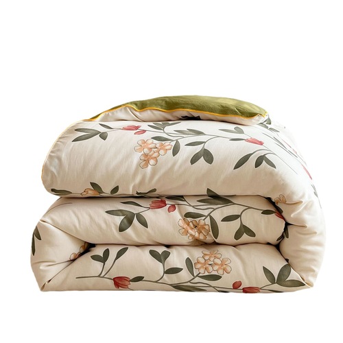 Double-layer yarn cotton and linen soybean fiber quilt thickened winter quilt spring and autumn quilt quilt core wholesale group purchase summer cool quilt