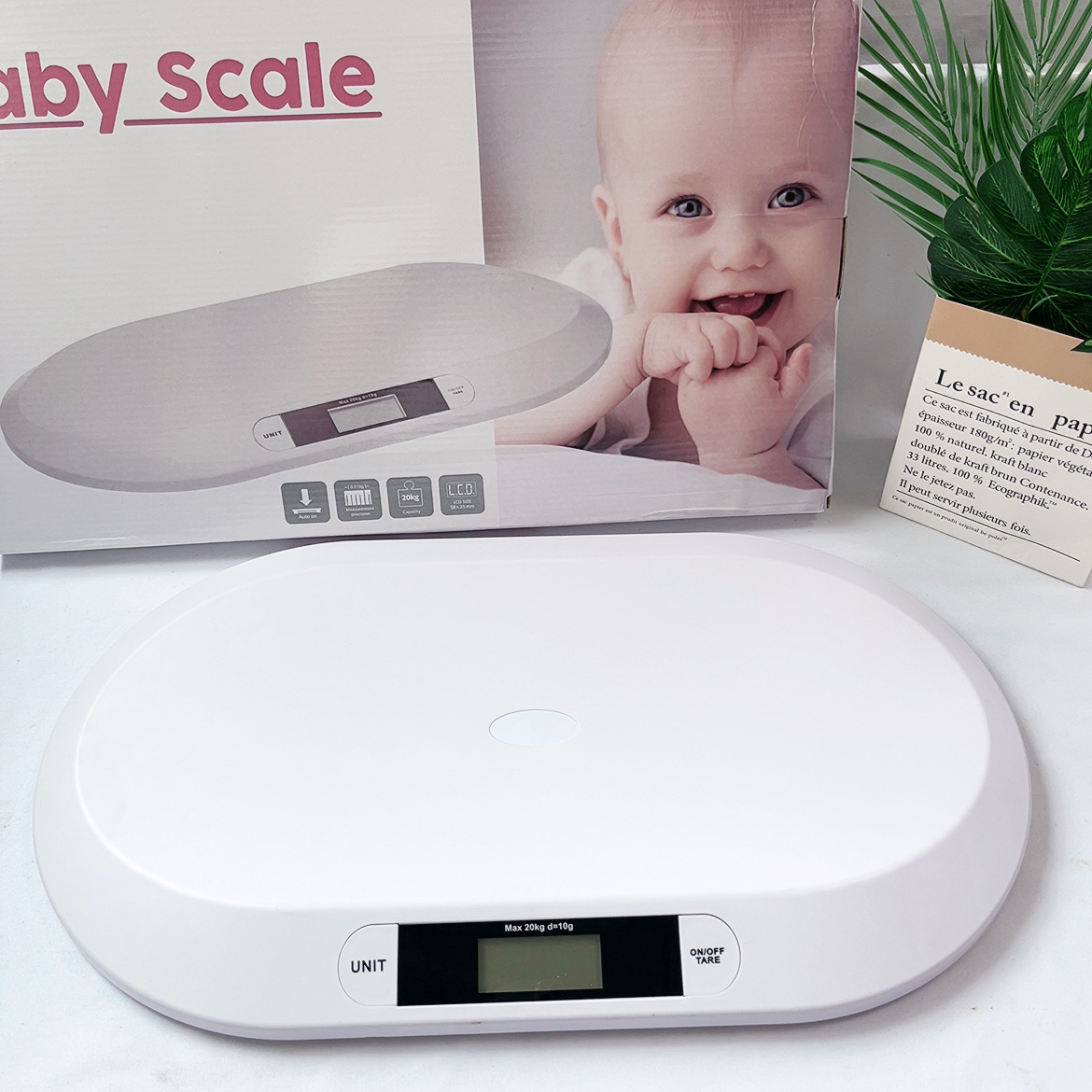 Grenzüberschreitend heißer Verkauf intelligente Babywaage digitale Waage 20 kg Waage Haus kleine Babywaage Haustierwaage