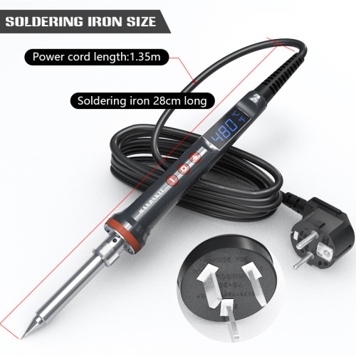 100W/200W high-power LCD digital soldering iron with switch and sleep function handskit