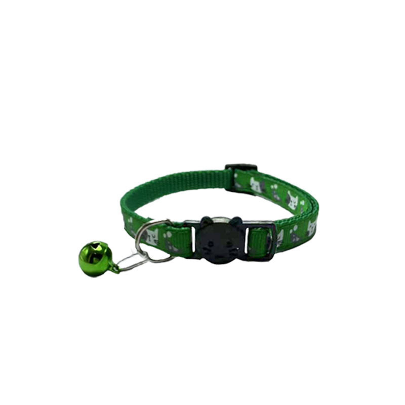 2024 nuevos productos de 1cm lindo gato pequeño pez de dibujos animados collar con campanas collar anti-perdida collar decoración de botón de gato