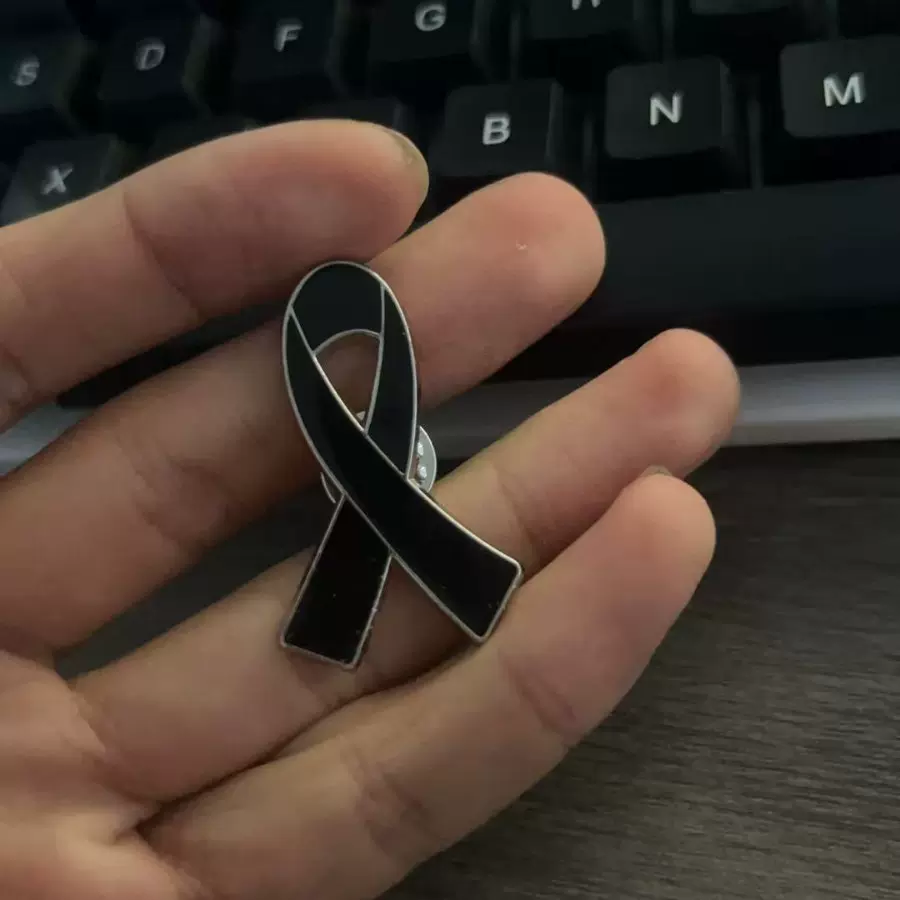 粉色红色丝带胸针活动宣传徽章乳腺防治标识关爱乳房癌可钉制批发