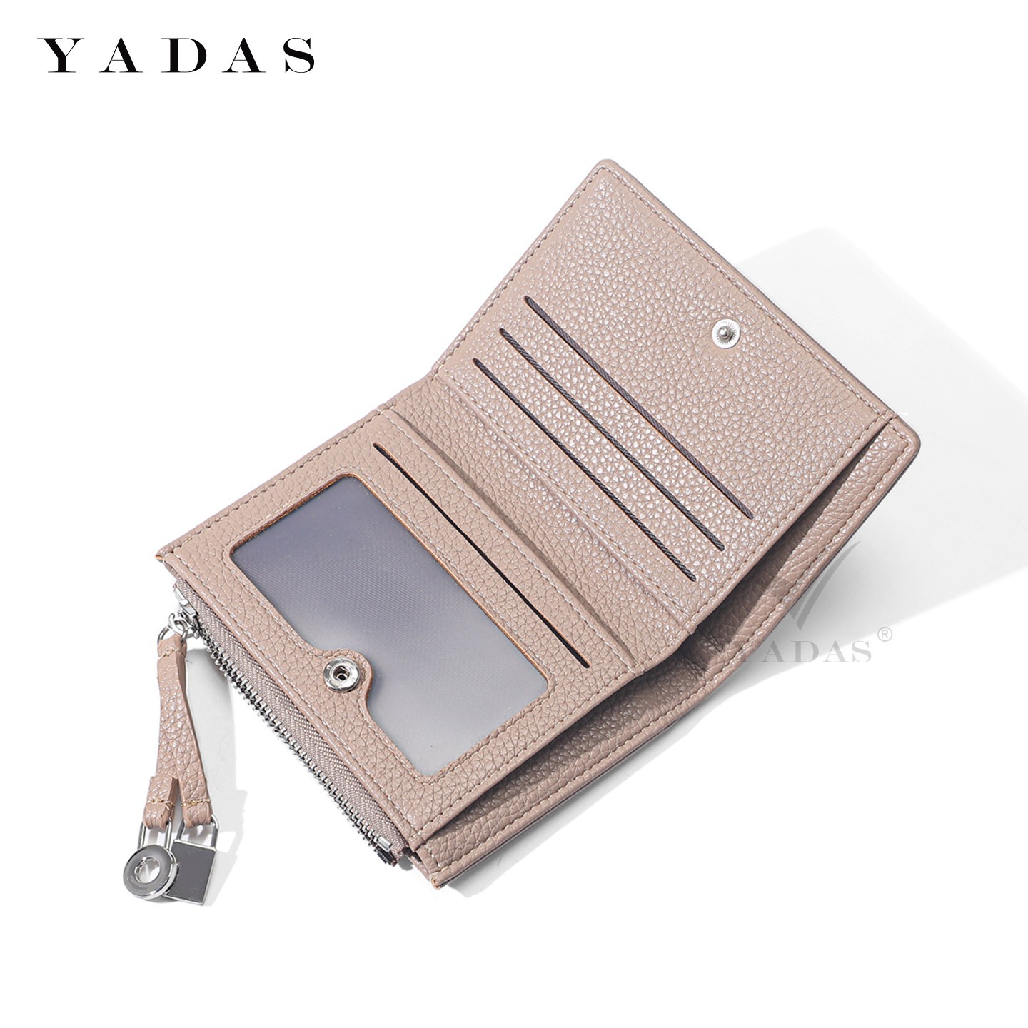 YADAS moda 2025 nuevo al por mayor insfeng alto sentido doble plegable bolso de cambio de comercio exterior cartera de mujer