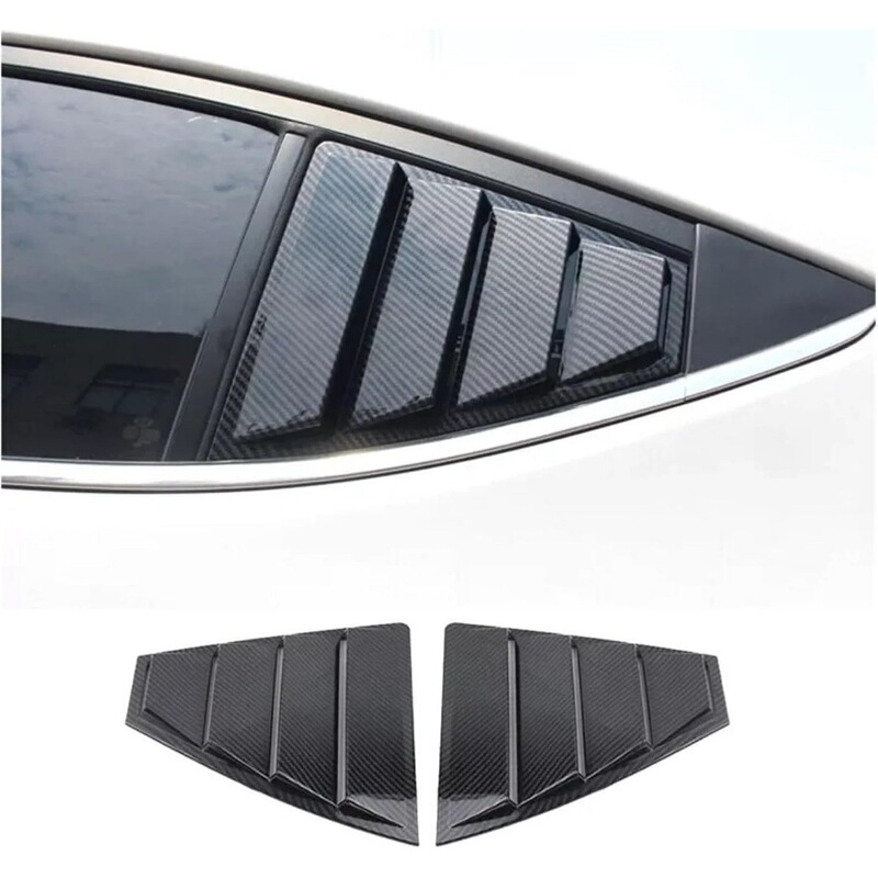 Suitable for 16-20 Models of the Elantra Rear Window Blinds, Old Elantra Modified Rear Air Vent Triangle Window Decorative Sticker