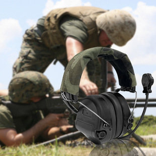 MSA SORDIN Tactical Headset Professional Grade Anti-Noise Pickup Interphone Removable Ear Mask Shooting CS Outdoor