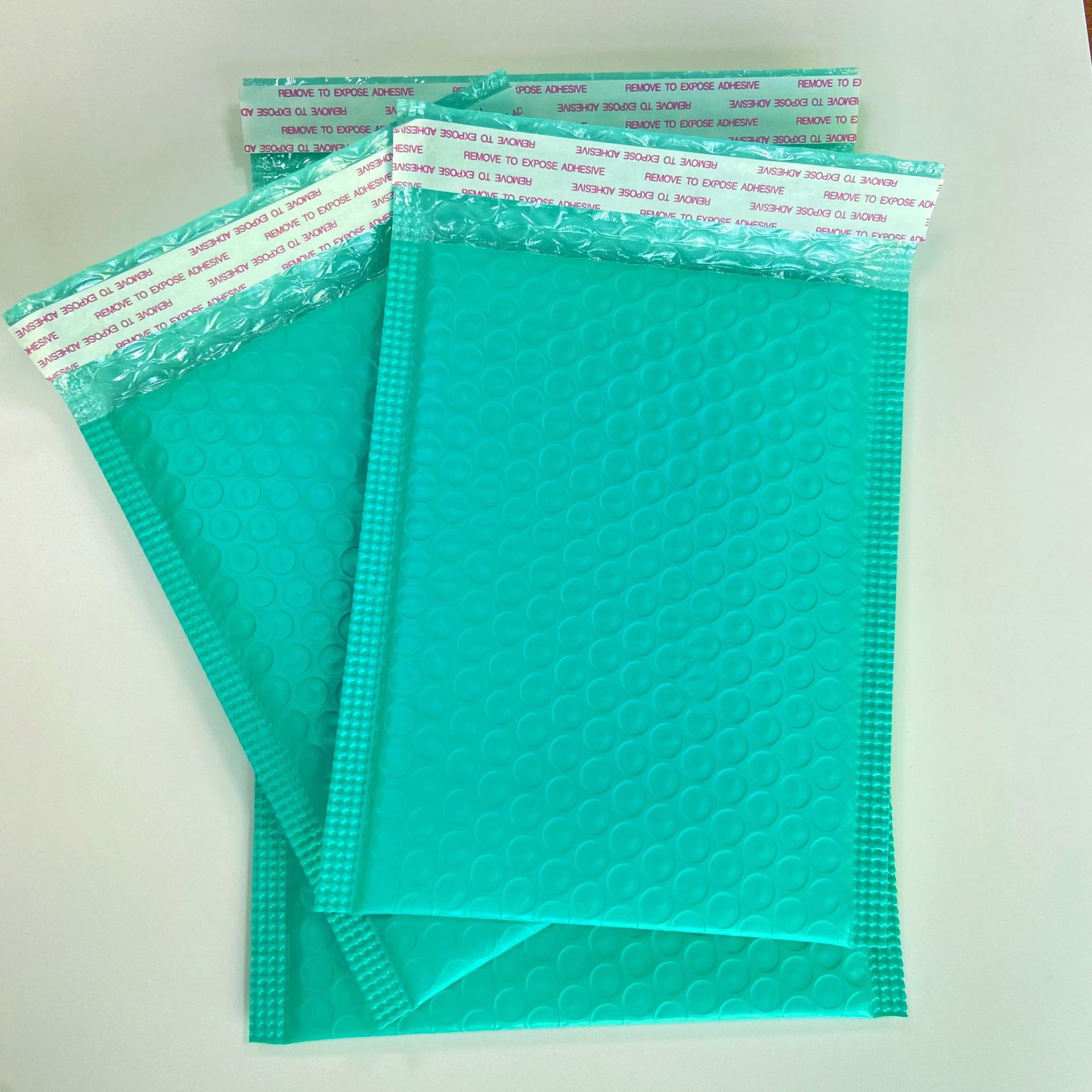 Tiffany azul co-extruido película bolsa de burbuja ropa embalaje material de espuma expreso Bolsa De sobre de burbuja a prueba de agua