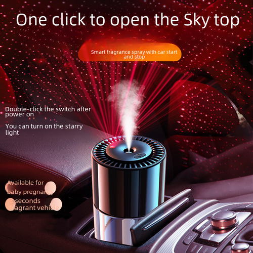 Automatic spray essential oil car air freshener smart car fragrance for men high-end car odor remover