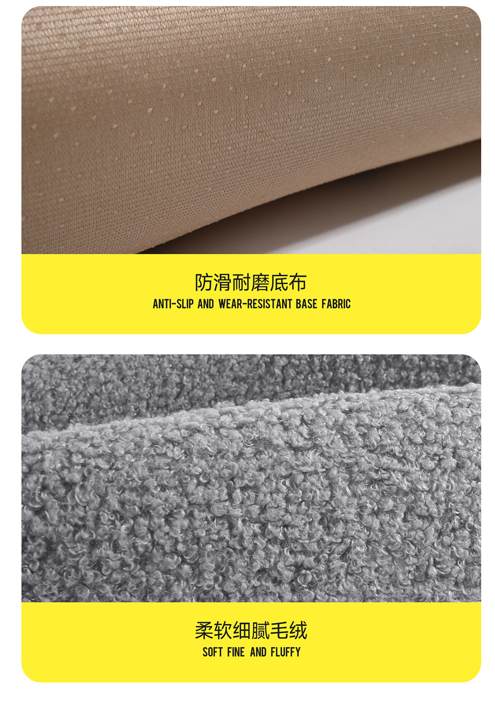 Wholesale New Four-Season Universal Car Seat Cushion Non-Slip Wear-Resistant Short Plush Cartoon Bear Three-Piece Set Factory Direct Sale