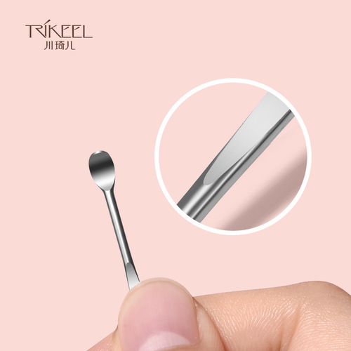 Chuanqi'er stainless steel ear scoop, safe ear pick, ear cleaner, ear picking tool, ear scoop, ear pick wholesale