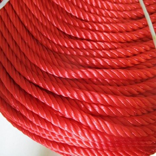 Nylon Rope, White Rope, Three-Strand Packing Strap, Packaging Rope, Red Rope, Rope for Hanging Lanterns, Hand-Woven Thin