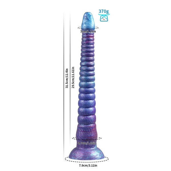 Small purple -blue mixed tentacles (non -luminous)