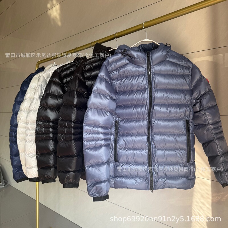 Cross-border foreign trade goose down jacket model 2227 for men and women, winter down jacket, shiny fashion hooded jacket Cross-border foreign trade goose down jacket model 2227 for men and women, winter down jacket, shiny fashion hooded jacket