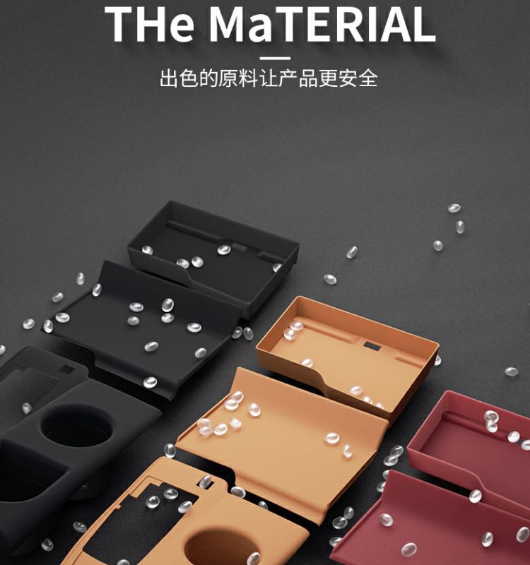 Suitable for Toyota Asia Dragon Central Control Silicone Pad Water Cup Cover Gear Panel Protective Film Interior Modification Decorative Supplies
