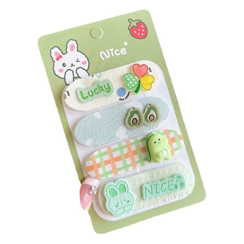 Летняя челка стикер бесшовные липкие волосы стикер сломанные волосы стикер дети девочки маленькая девочка милые аксессуары для волос головной убор липучка