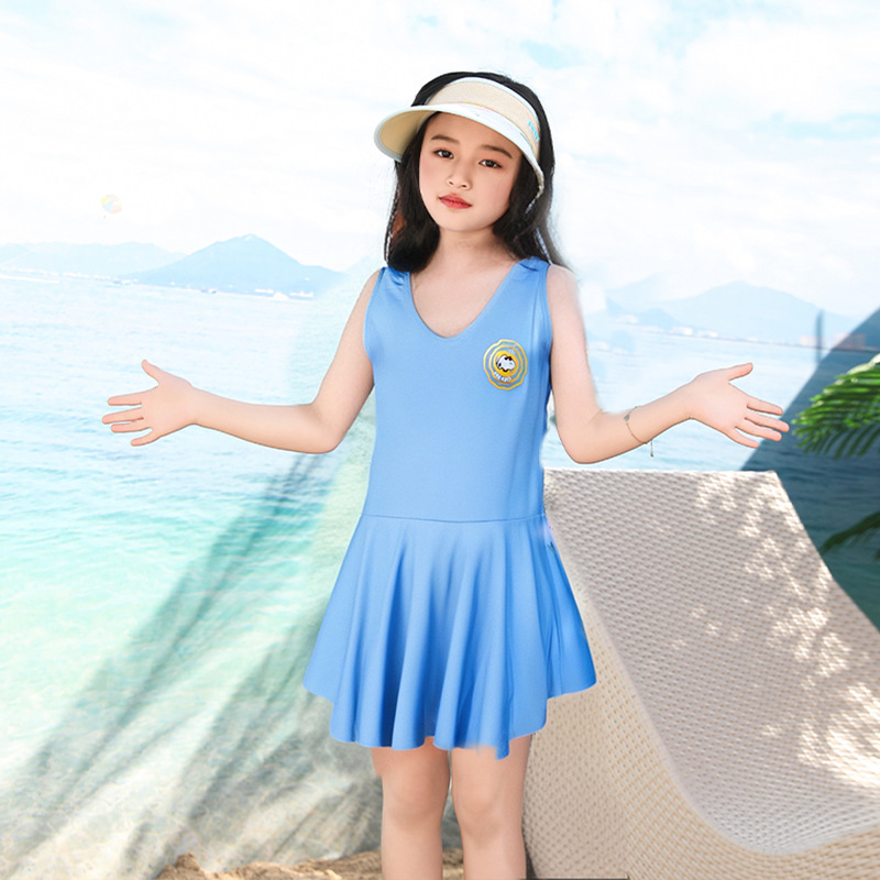 [Bañador de niñas solo 8.5] Bañador de niñas encantador para niños, trajes de baño de secado rápido para niños