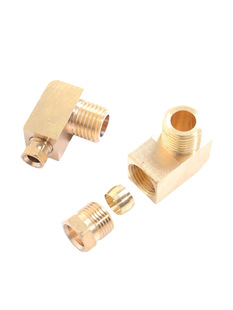 Slider Oil Nozzle Pl Right Angle Joint Copper Ferrule Joint Inner Elbow Aluminum Tube Copper Tube Nylon Oil Pipe Joint