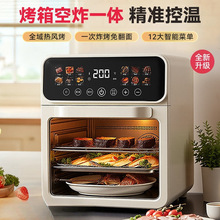 电烤箱2025新款空气烘焙发酵家用型多功能炸锅微波炉一体机