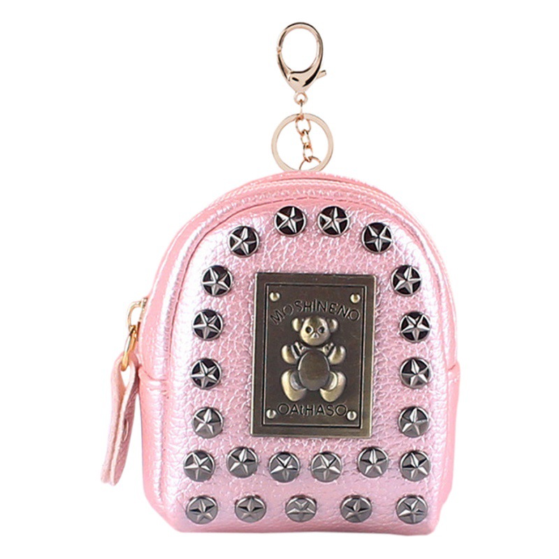 Estilo coreano chica corazón ins monedero de La Moneda estudiante de la escuela primaria creativa caso clave bolsa de la moneda portátil integrado bolsa de id