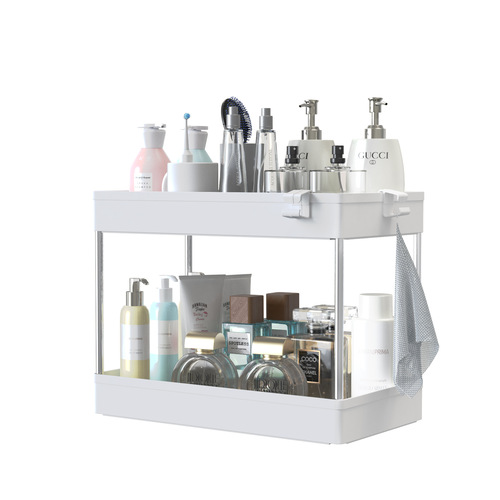 Cross-border home kitchen tabletop spice rack multi-functional sink moisture-proof drain storage rack double-layer storage rack