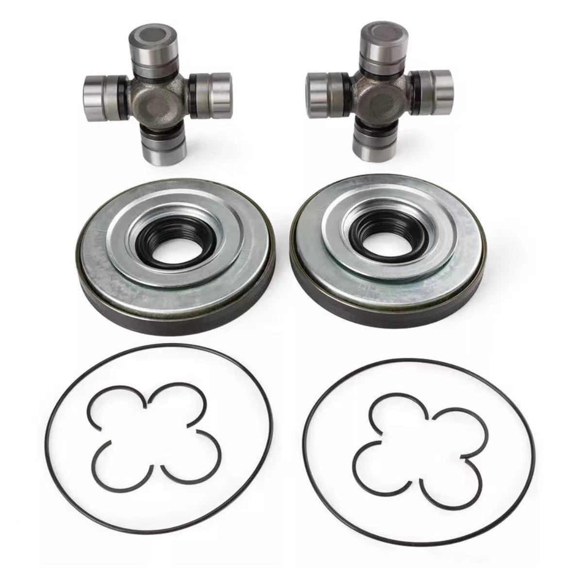 2014835 front axle U-joint kit wheel O-ring dust seal kit compatible with Ford F250