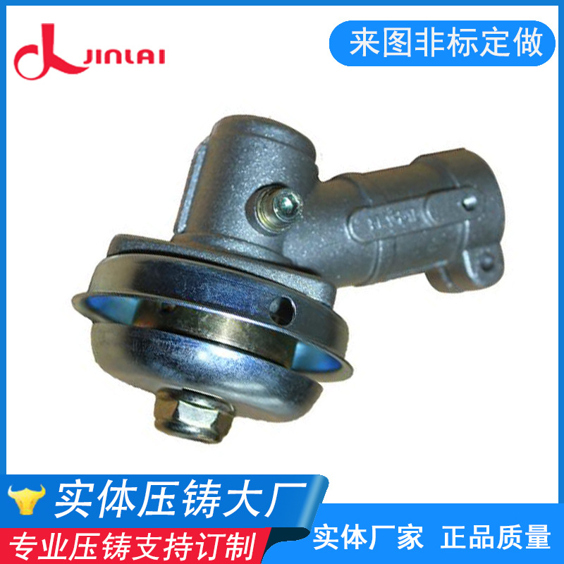 长期承接各类纯铝压铸件加工铝合金割草机工作头齿轮箱可来图生产