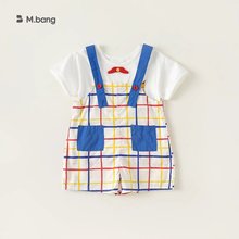 婴儿衣服 婴儿夏季连衣外出 纯棉童装a类新生儿 宝宝连体衣 童泰