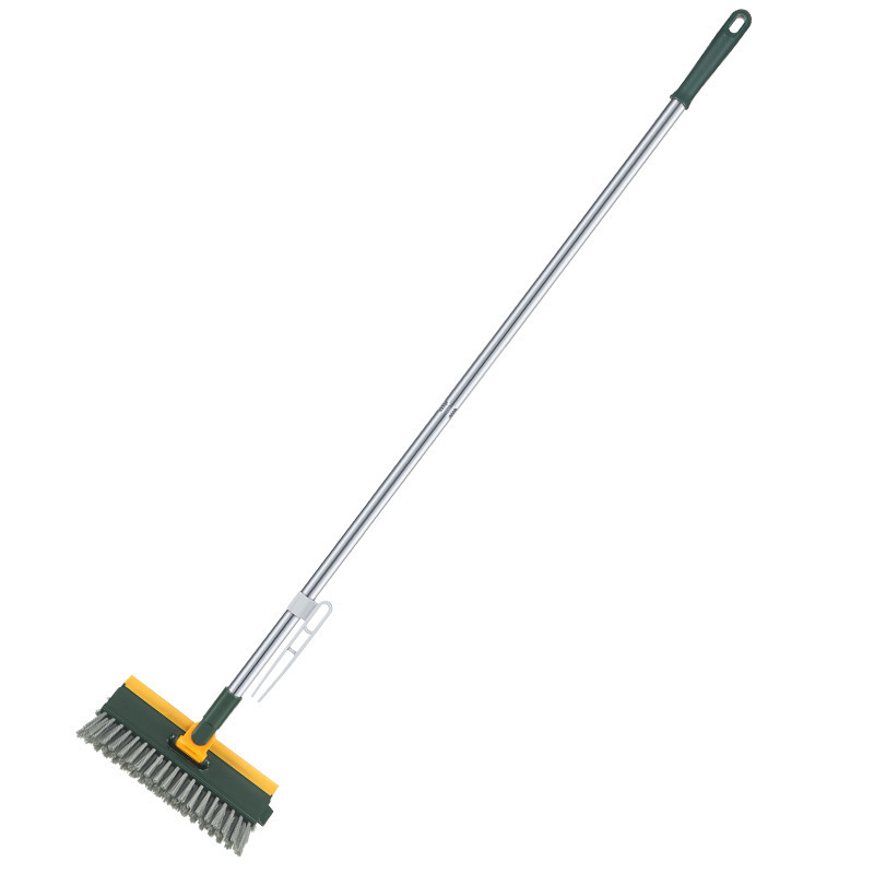 Cepillo de piso cinco en uno, cepillo de piso, lavado de baño, lavado de paredes, limpieza de azulejos, inodoro de mango largo, sin ángulo muerto, cepillo de piso de baño