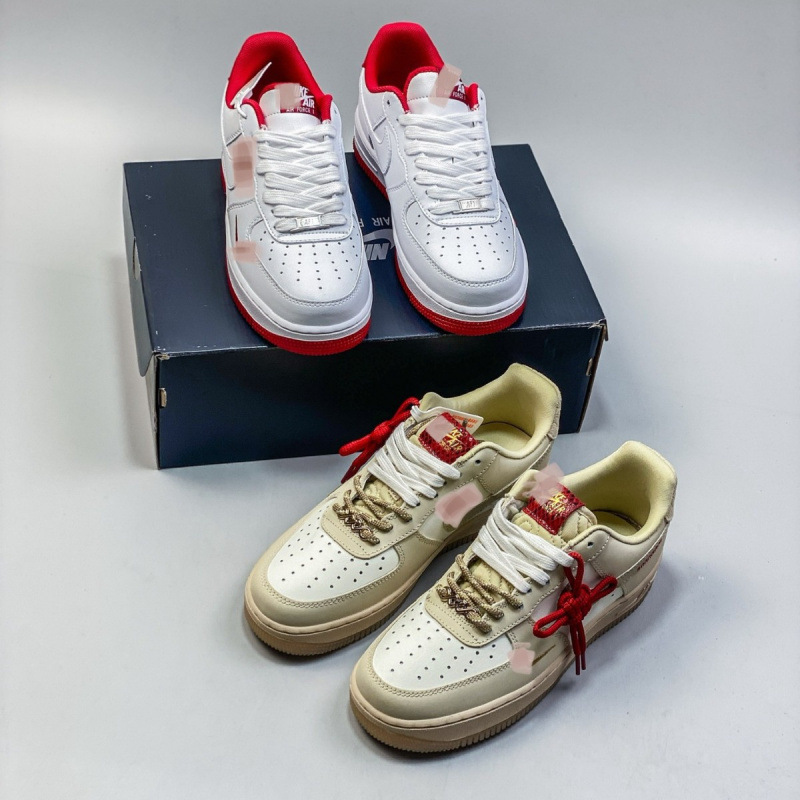 Af1 07 Air Force One White Shoes Putian Men's and Women's Shoes Low-Top Versatile Thick-Soled Heightening Casual Sports Sneakers