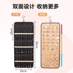 电商热销爆款饰品首饰收纳袋双面壁挂式展示架悬挂小物件整理挂袋