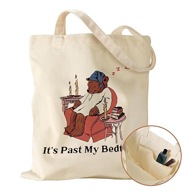 letras inglesas canciones impresión bolsas de lona bolsas de hombro bolsas plegables bolsas de mano bolsas de compras Amazon explosión comercio exterior