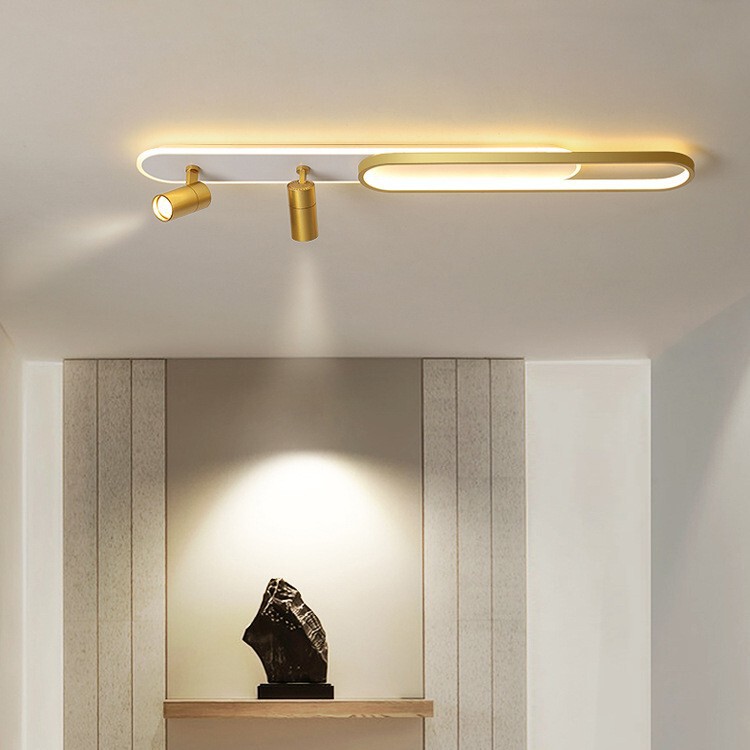 Creative Led Strip Lights for Hallways and Corridors, Living Room Entrance Without Main Lighting, Cloakroom, Shop Surface-Mounted Ceiling Lights