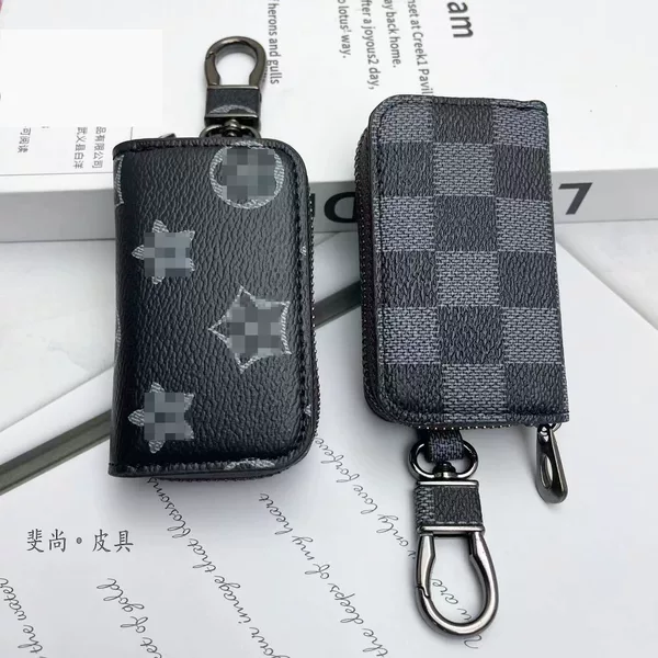 Key Bag New Men's Key Bag in stock Large Capacity Men's Zipper Key Bag Anti-theft Brush Zipper Key Chain