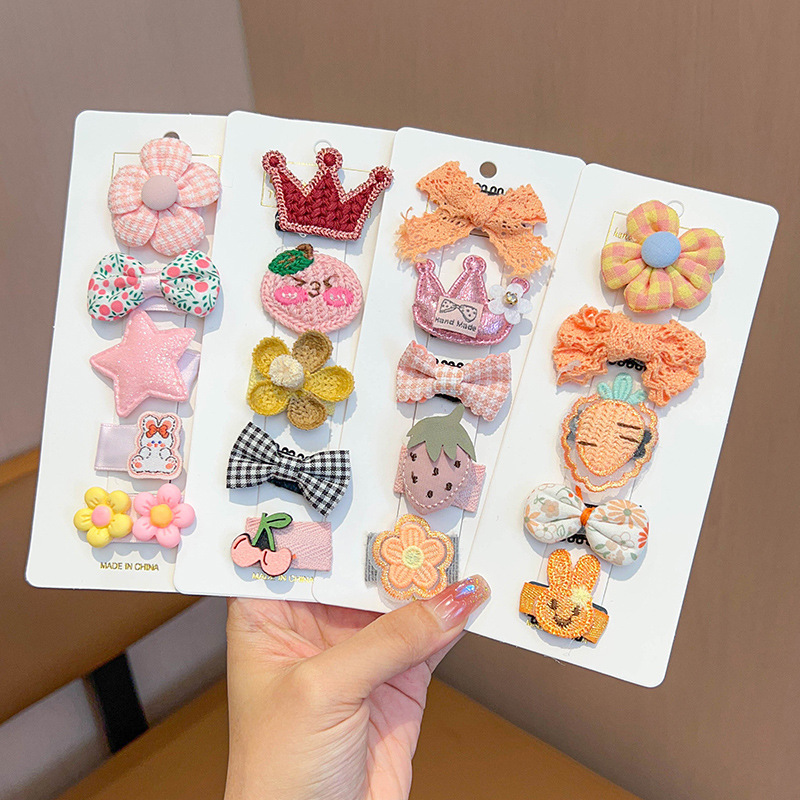 카툰 [20종 세트] [헤어클립] (0~1세 사용 가능)