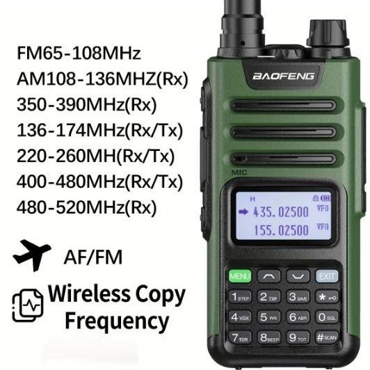 Поставка радиостанции Baofeng BF-UV13 Pro портативная, Type-C, радиосвязь, настройка частот, рация Baofeng