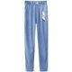 Ice Silk Cropped Jeans High Waist Tencel Harlan Women's 2025 Summer Thin plus size Straight Casual Loose