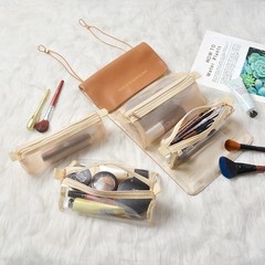 可拆卸四合一化妝包女便攜大容量高級感摺疊旅行洗漱包刷子收納袋