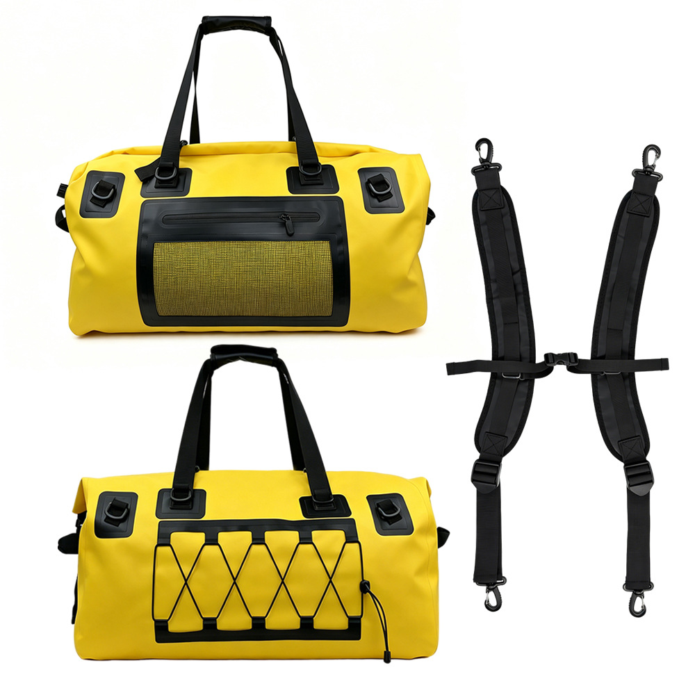Pvc Waterproof Travel Bag Camping Cycling Rafting Travel Outdoor Large Capacity Storage Bag Dry and Wet Separation Luggage Bag