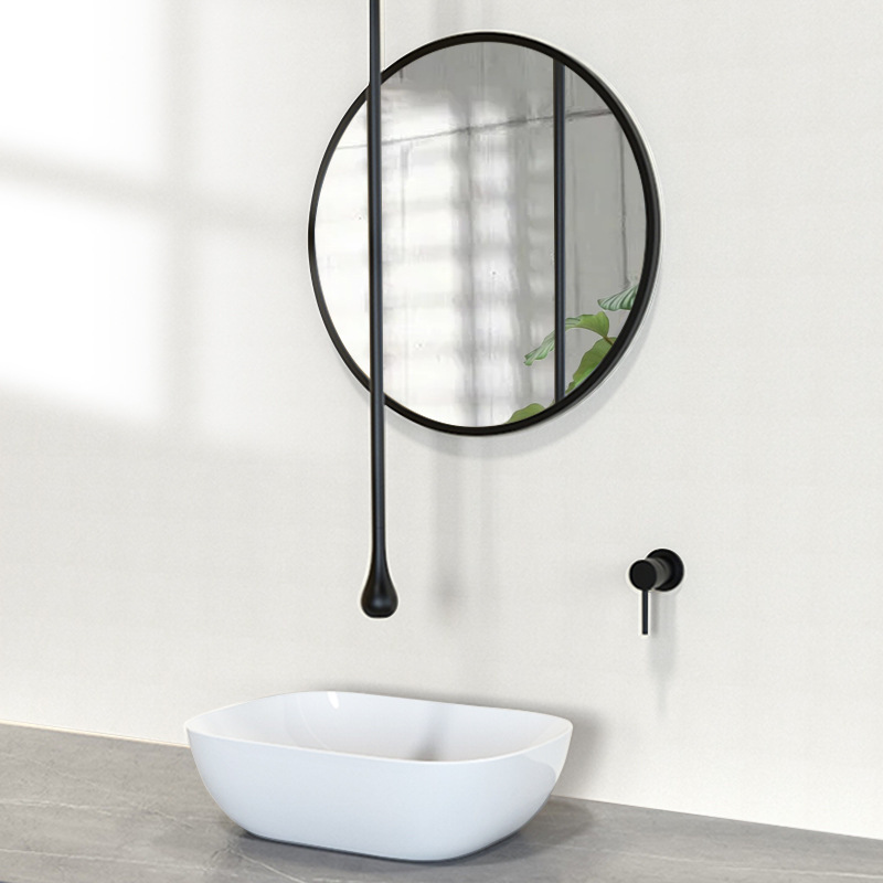 Export Ceiling Water Drop Faucet Concealed Wall-Mounted Washbasin Sensor Ceiling Boom Hot and Cold Water Basin Faucet