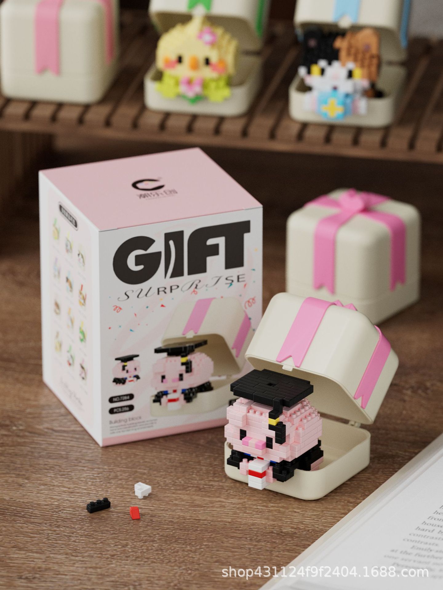 Compatible con Lego inmortal ramo de flores, juguetes de ensamblaje de plantas, adornos de claveles de girasol, regalos de año nuevo para niñas al por mayor